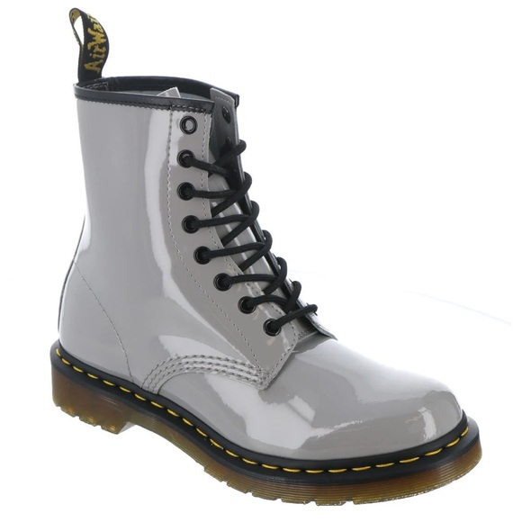 Dr Martens 1460 Patent Lamper Boot Women Size 9 NEW - Picture 1 of 6